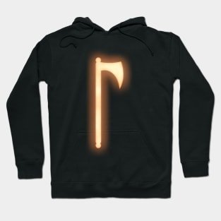 Spiritual Weapon (Orange Battleaxe) Hoodie